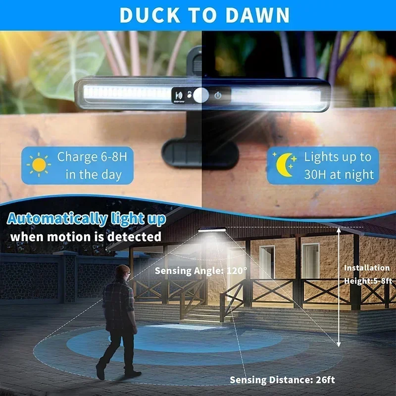 Clip On Solar Motion Lights Ou - Outdoor Lighting Waterproof review and price