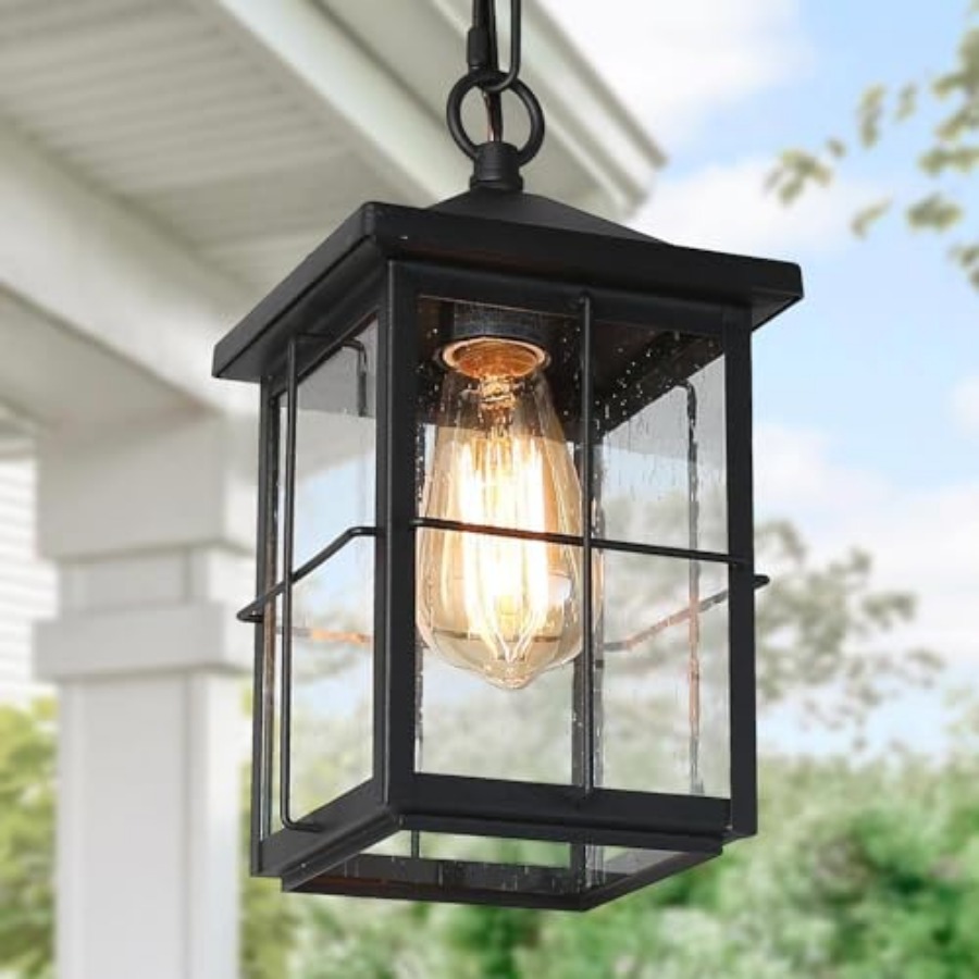Outdoor Pendant Light Fixture, - Outdoor Lighting Black review and price