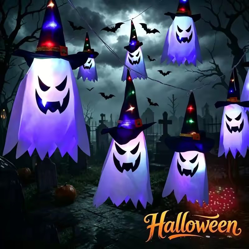 Halloween Glowing Witch Hat La - Outdoor Lighting Effects review and price