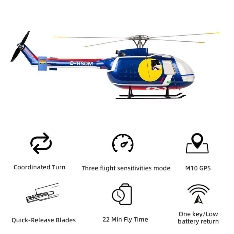 Flying wing BO-105 remote-cont - Outdoor Lighting Uk review and price