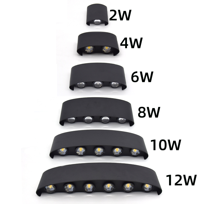 LED Wall Lamp Led Aluminum Out - Outdoor Lighting Black review and price