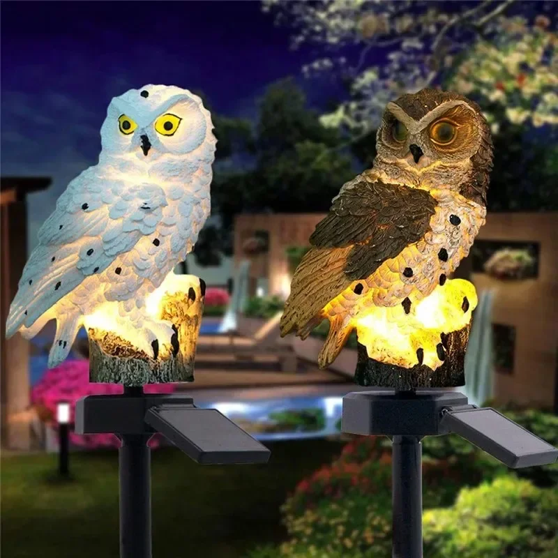 Solar Owl Statue Garden Light  - Outdoor Lighting Ip65 review and price